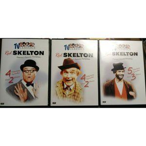 TV Classics Red Skelton 3 Dvd Set 13 Episodes 8 Hours American Comedy